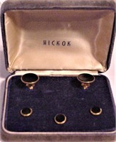 HICKOK Cufflinks & Cuff Buttons NIB