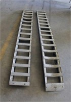 Pair of Aluminum Reinforced Ramps, Approx 90"