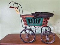 Decorative baby buggy