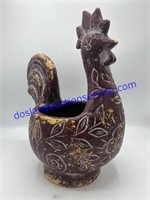 Wood Style Chicken Planter