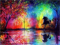 Paint by Numbers - Colorful Night - 2 Pack