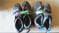 2 Pairs Of Reebok Lg Exercise Shoes Size 9