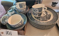 Currier & Ives Dinnerware, Incomplete