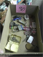 Lock / Key Chains w/ Keys Lot