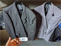 (2) Suit Jackets & XL Reebok Jacket