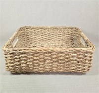 Braided Woven Wicker Storage Basket
