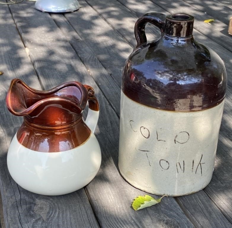 Stone Jug and Pitcher