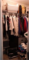 Ladies Clothing Closet w/ Christmas Decor ++