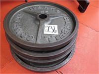 4-45 lb. Ivanko plates(sold by the piece)