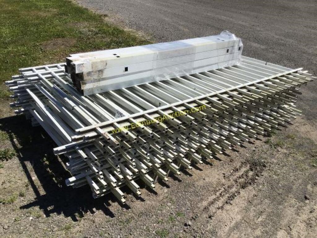 D2.  6'L x 5'T aluminum fence