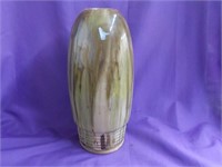 glazed vase 13"