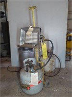 TWO PROTABLE PROPANE HEATERS