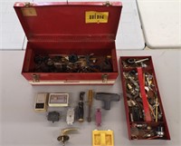 Metal Tool Box with Accessories