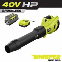 RYOBI 40V HP Brushless Whisper Series 160 MPH 650