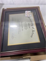 DIPLOMA DEGREE FRAME WITH CHERRY FRAME 21X18IN