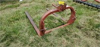 3-point bale forks,  bent tines