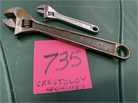 4" & 8" CRESCENT WRENCHES