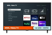 43” Class 4K UHD (2160P) LED Roku Smart TV HDR