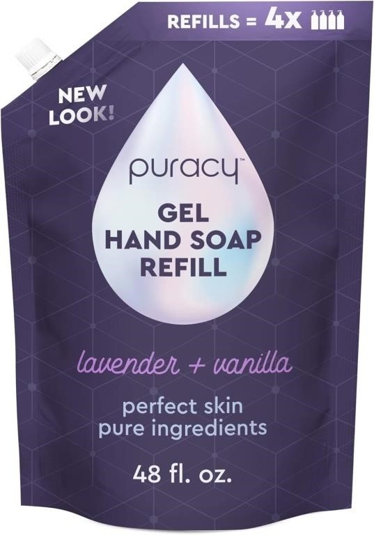 Puracy Organic Hand Soap Refills, For the