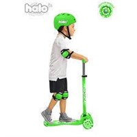 Green Halo Jr. 3-Wheel Scooter Combo A46