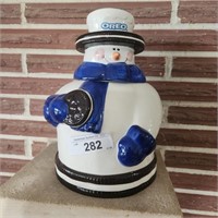 Vintage Nabisco OREO Snowman Cookie Jar Canister