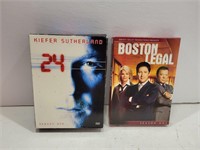 Boston Legal Season 1 & 24 Season 1 DVD Set