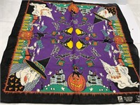 Vintage Halloween Handkerchief Bandanna