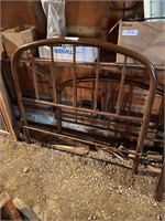 vintage metal bed frame