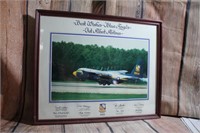 Blue Angels Fat Albert Airlines Framed Signed 1988