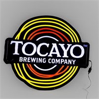 Tocayo Brewing Company Light Up Advertising Sign