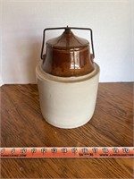 Stoneware pickle jar