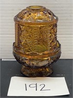 Vintage amber glass fairy light