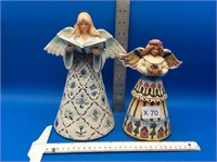 2 Jim Shore Heartwood Creek Angels