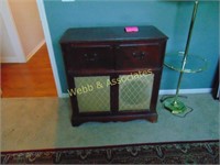 Radio and record player cabinet