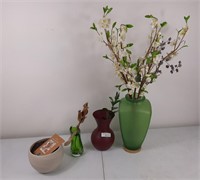 Collection of planters and vases