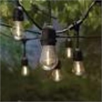 10-light 20 Ft. Outdoor Solar Led Edison Bulb