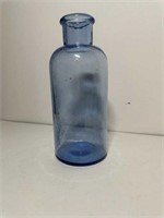 Vintage blue Milk jar