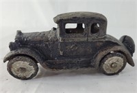 Vintage cast iron toy coupe