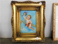 FRAMED CHERUB PRINT