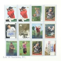 Signed Upper Deck PGA Golf Cards (UD COA) (12)