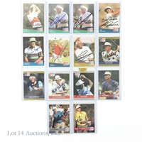 Signed 1990-1992 PGA Tour Pro Set Cards (HOF) (14)
