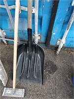snow shovel and squeegee
