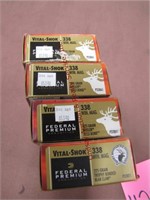 4 boxes 73 rounds Federal 338 win mag