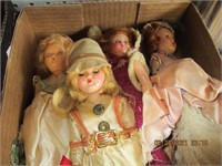 Box Flat of Dolls