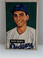 1951 Bowman #56 Ralph Branca Brooklyn Dodgers