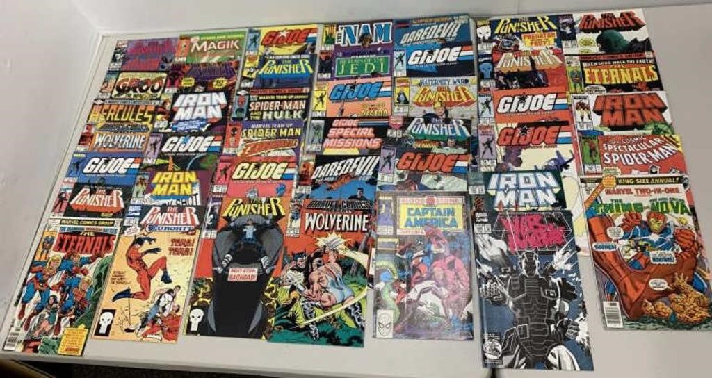 Group 40+ Marvel comic books - Iron Man,