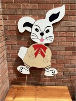 Vintage Easter Bunny Yard Display