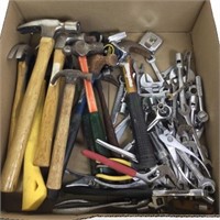 Assorted Hammers, Pliers, Wrenches