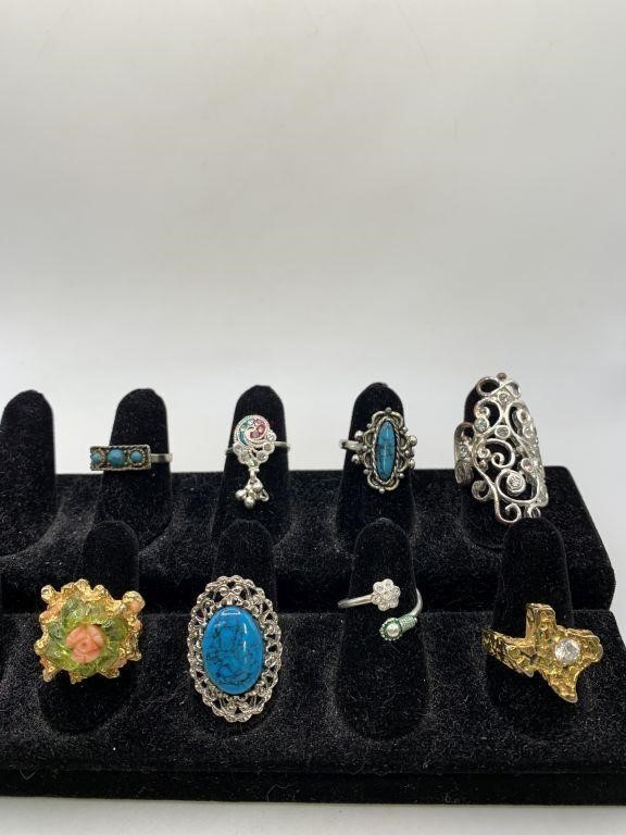 RING LOT OF 8