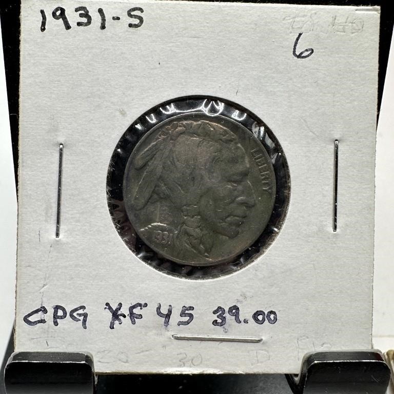 1931-S BETTER DATE BUFFALO NICKEL